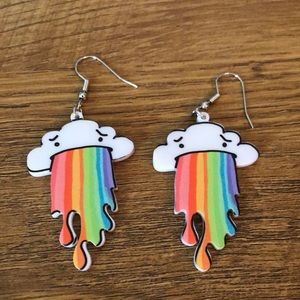 Rainbow earrings